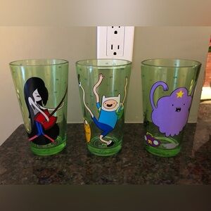 Adventure Time Character Glass Set